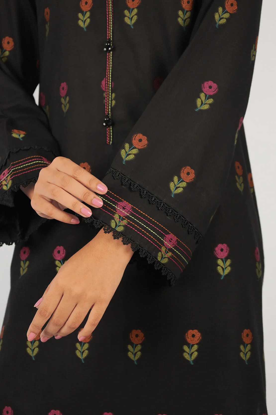 Unstitched Jacquard Cotton 3 Piece - Image 4