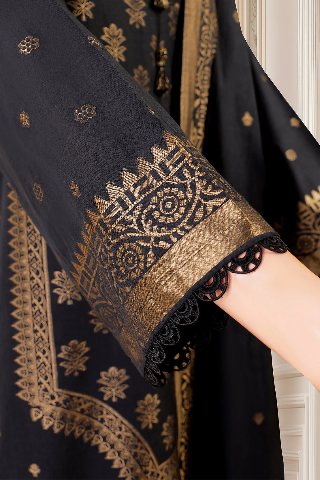 Unstitched Jacquard Cotton 3 Piece - Image 2