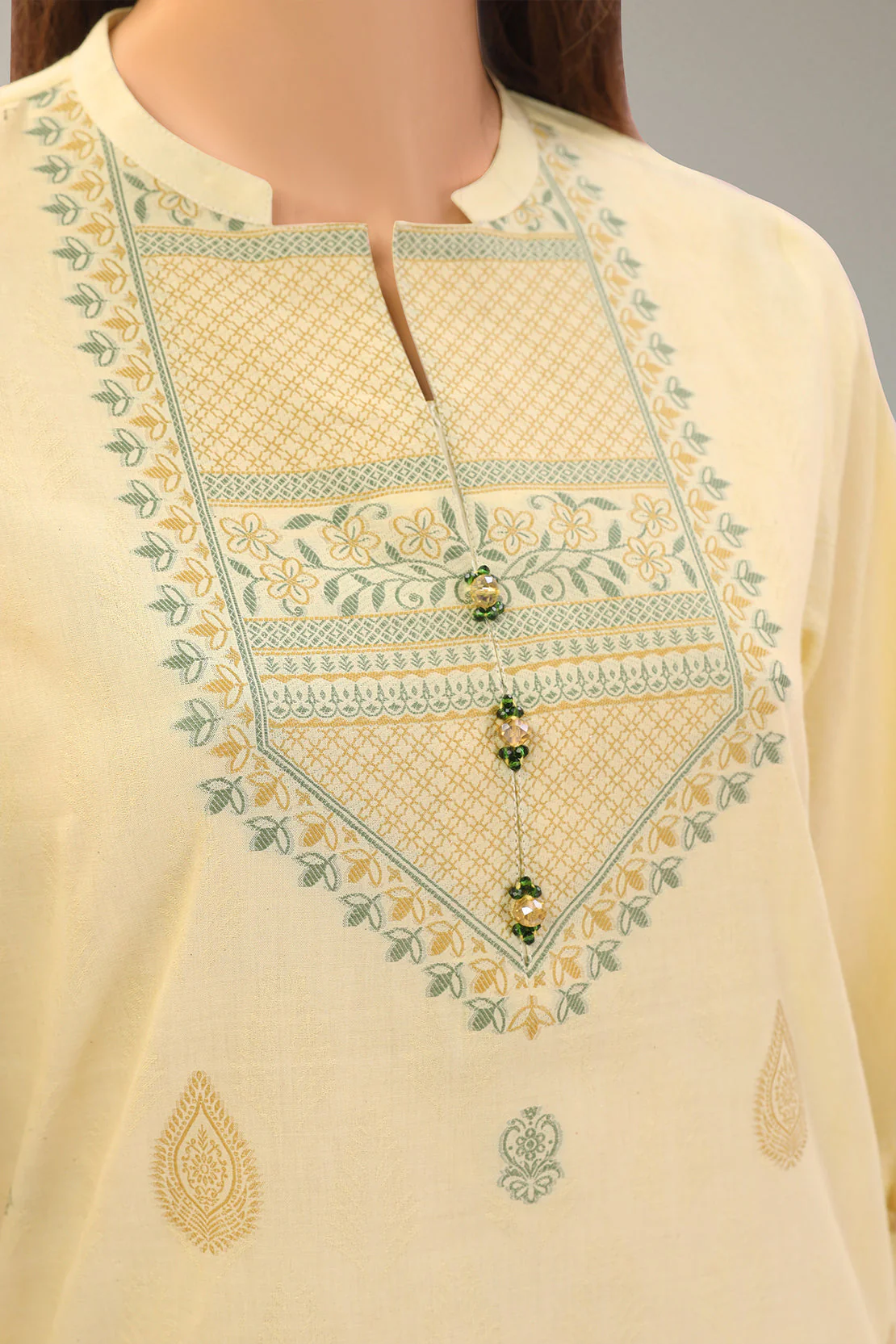 Unstitched Jacquard Cotton 3 Piece - Image 3