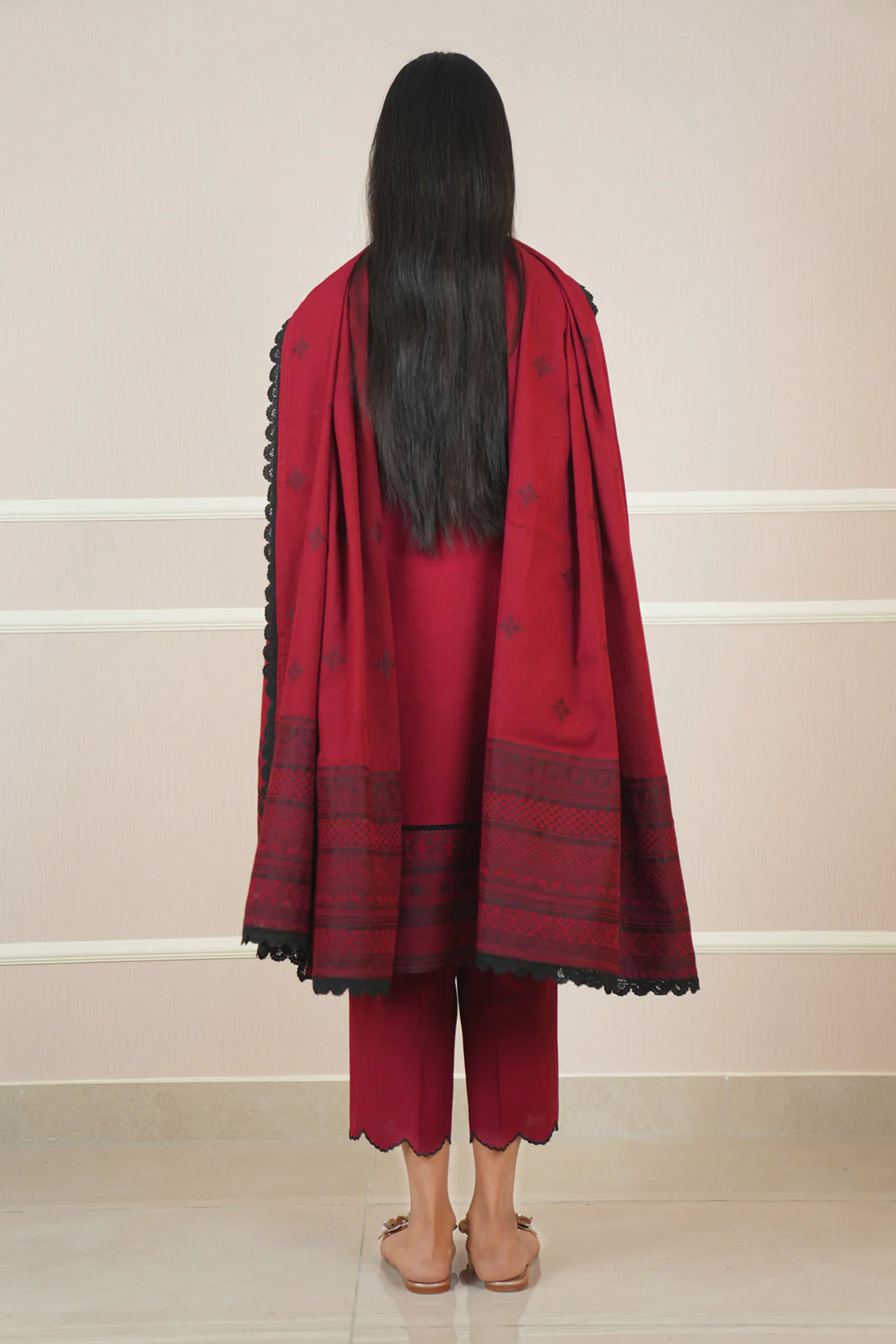 Unstitched Jacquard Cotton 3 Piece - Image 7