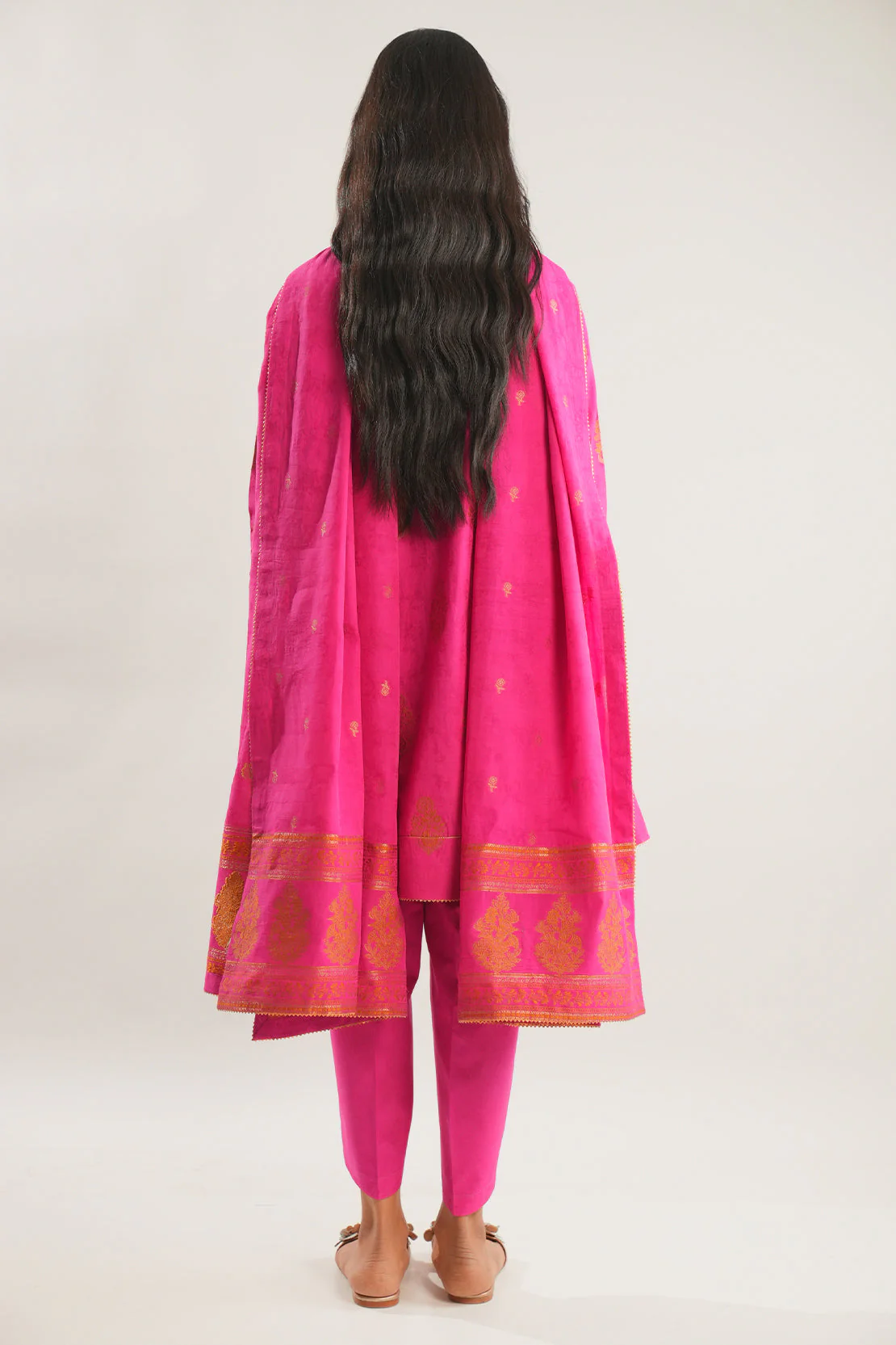 Unstitched Jacquard Cotton 3 Piece - Image 4