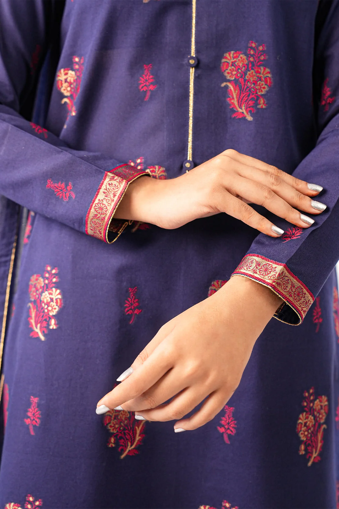 Unstitched Jacquard Cotton 3 Piece - Image 6