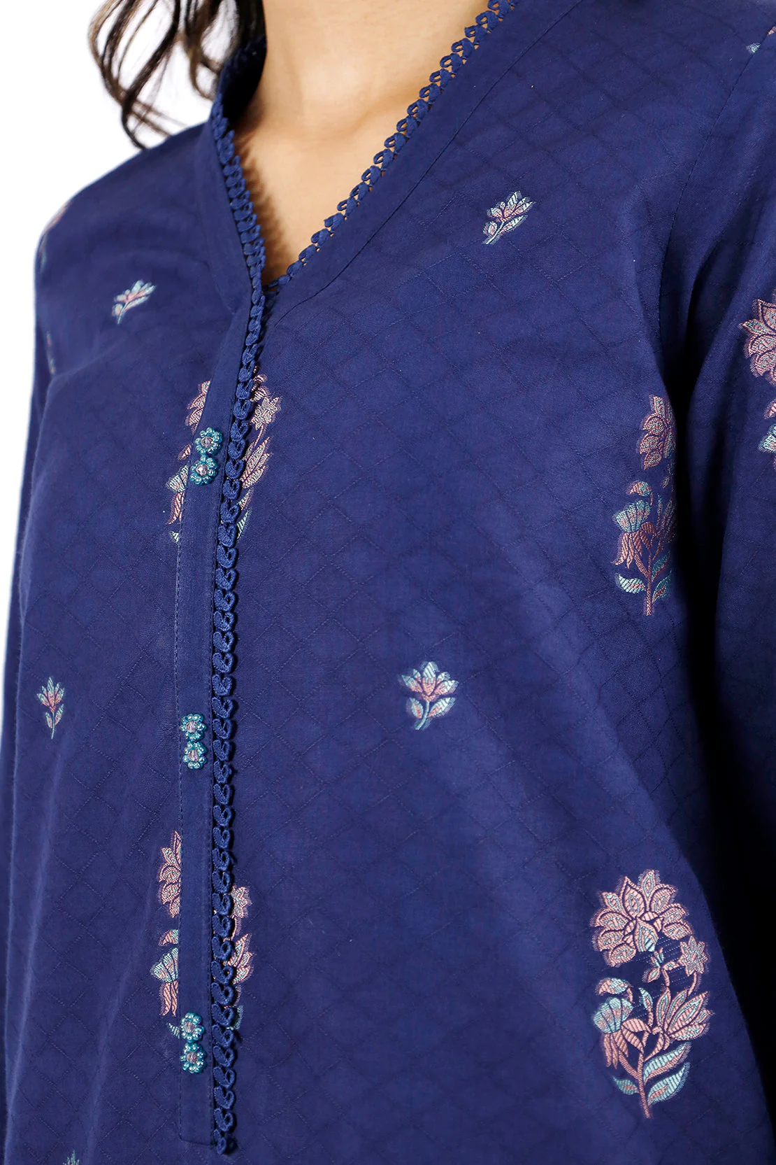 Unstitched Jacquard Cotton 3 Piece - Image 4