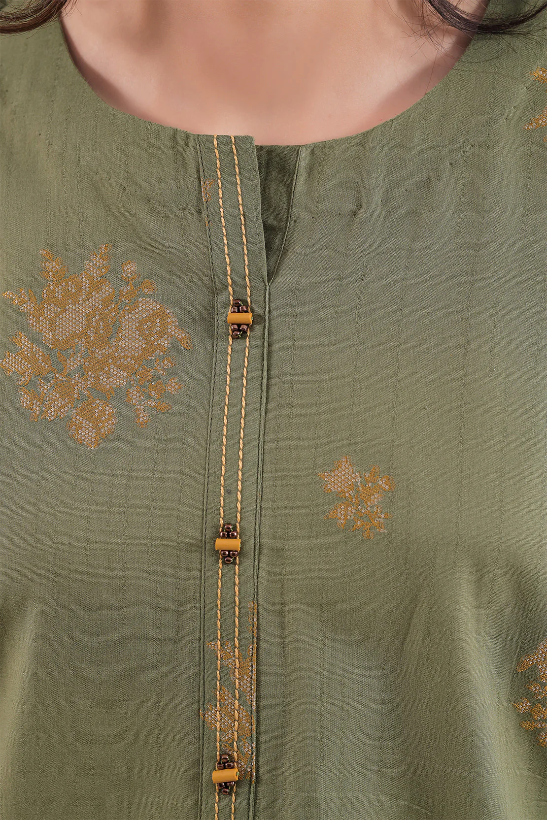 Unstitched Jacquard Cotton 3 Piece - Image 3
