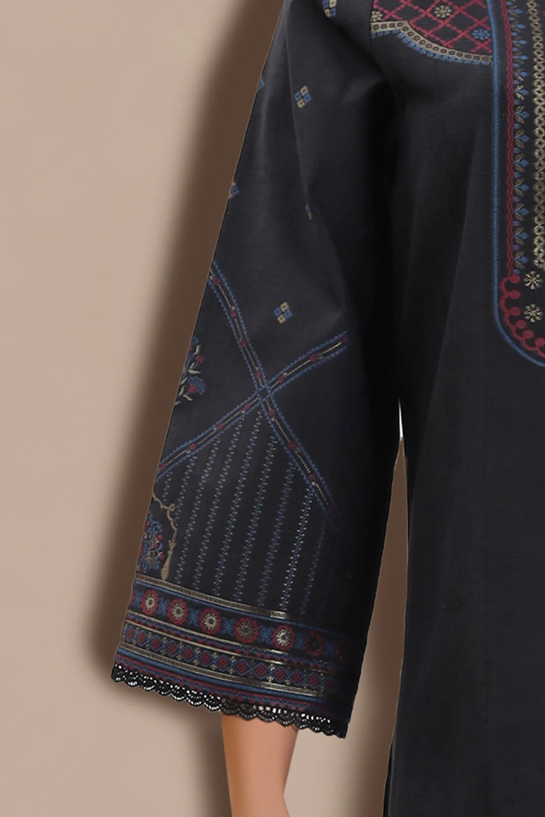 Unstitched Jacquard Cotton 3 Piece - Image 3