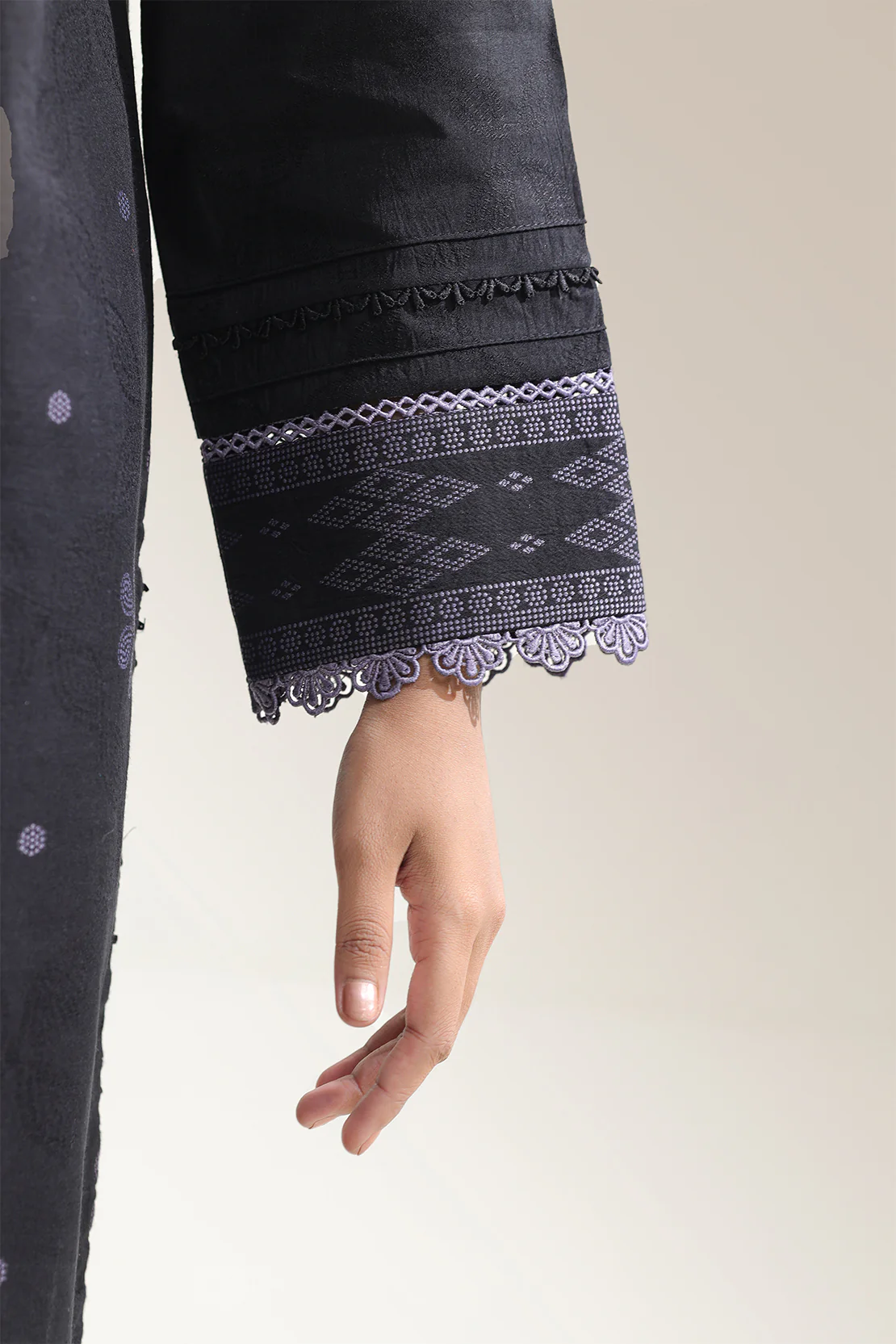 Unstitched Jacquard Cotton 3 Piece - Image 4