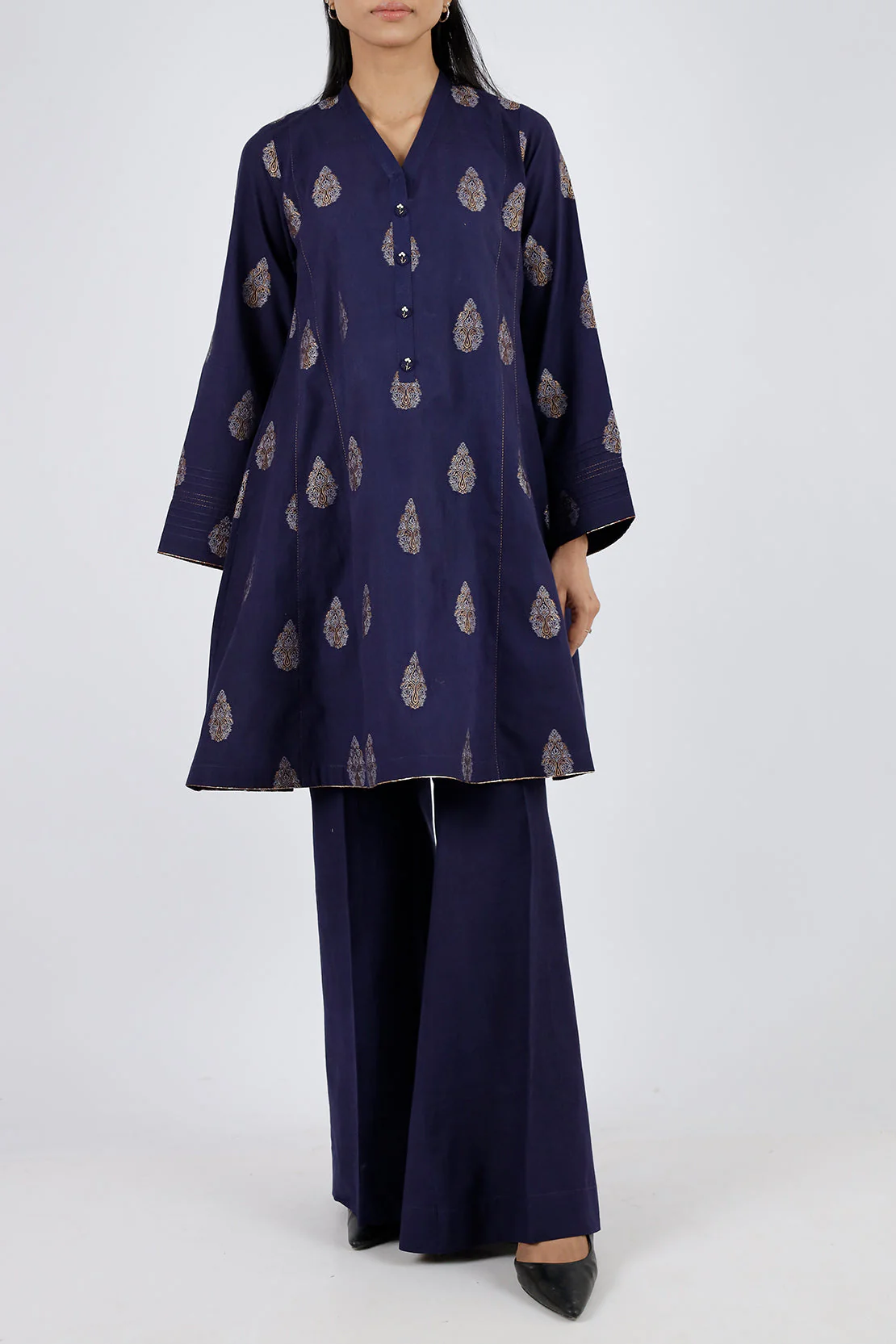 Unstitched Jacquard Cotton 3 Piece