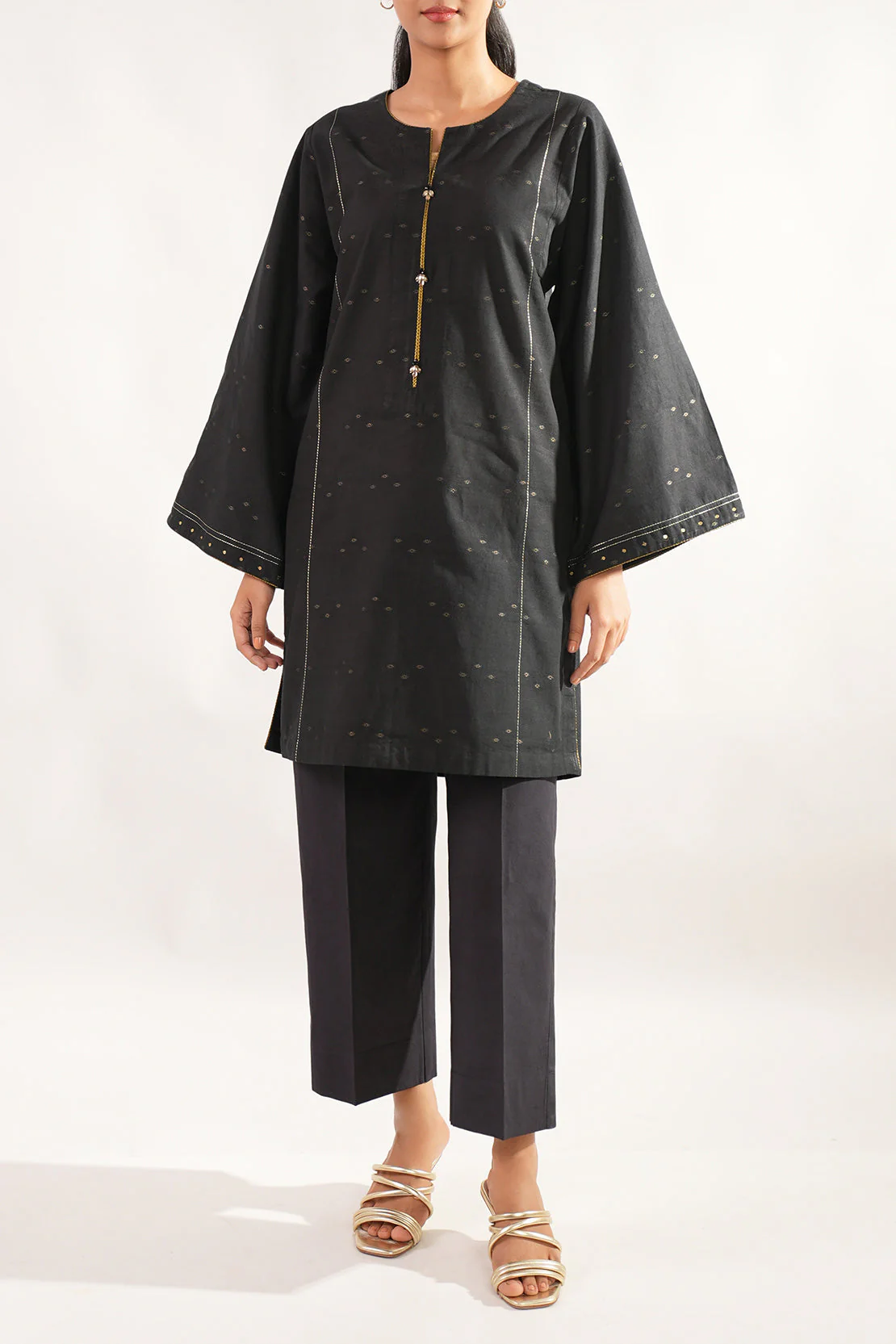 Unstitched Jacquard Cotton 3 Piece - Image 2