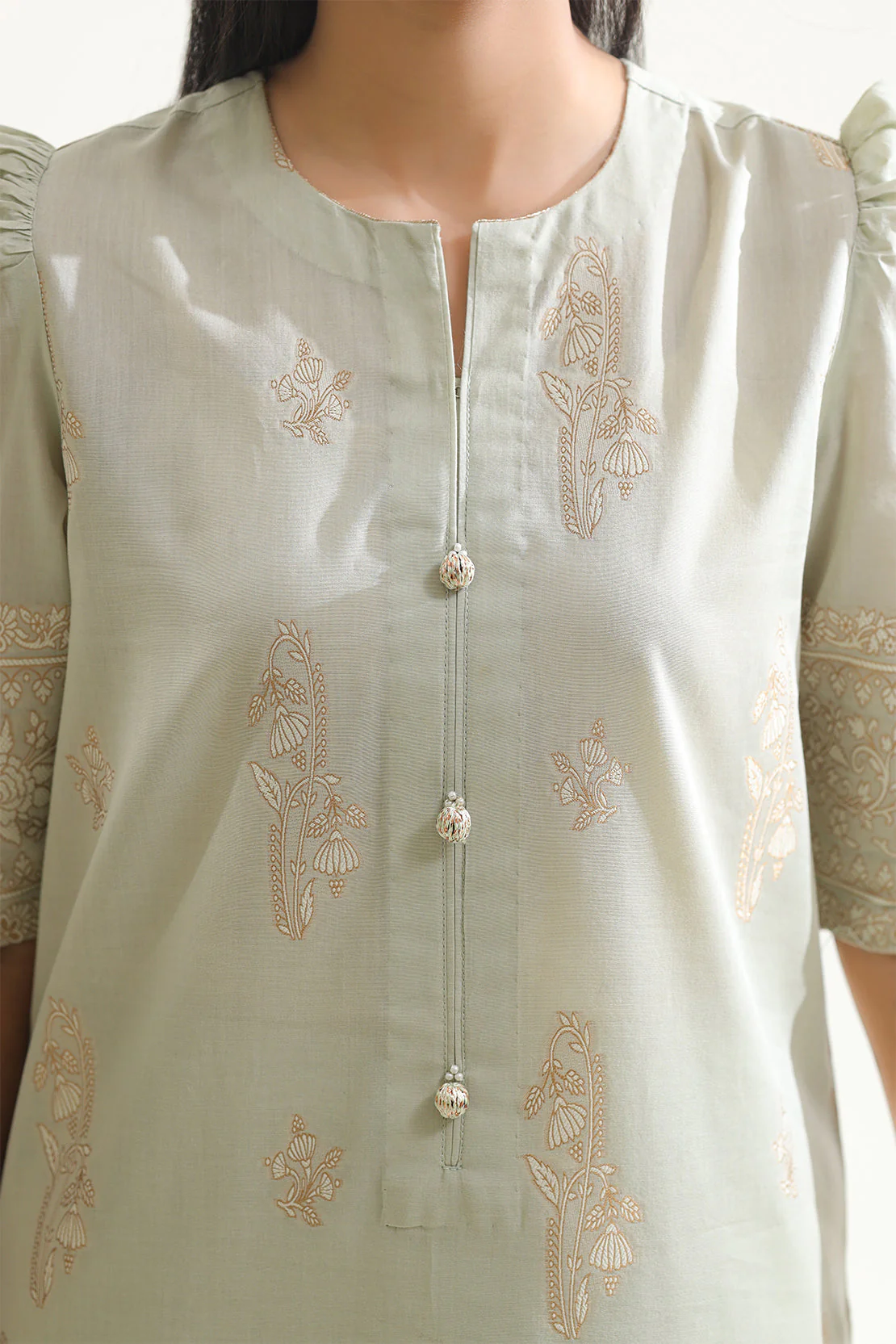 Unstitched Jacquard Cotton 3 Piece - Image 4