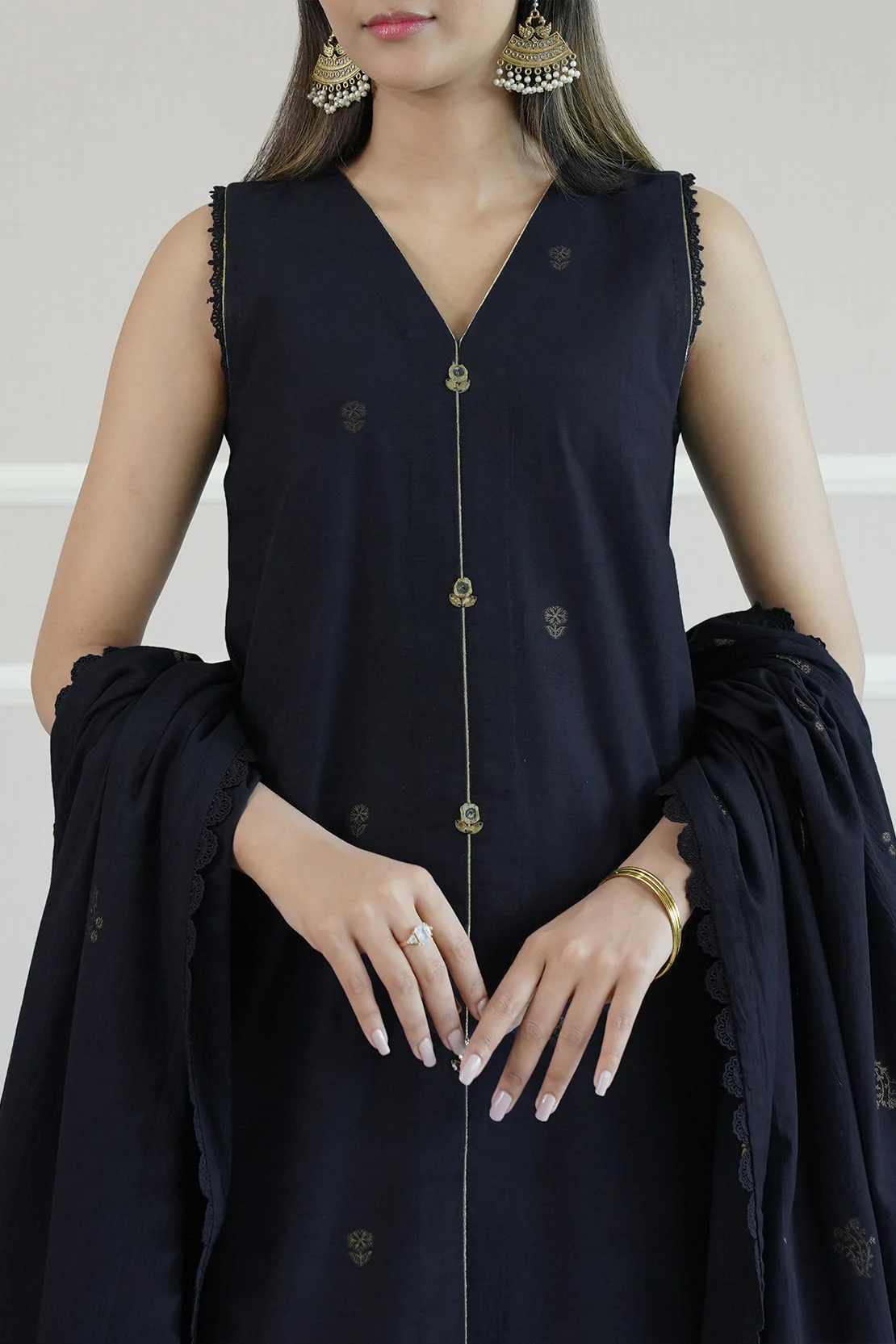 Unstitched Jacquard Cotton 3 Piece - Image 6