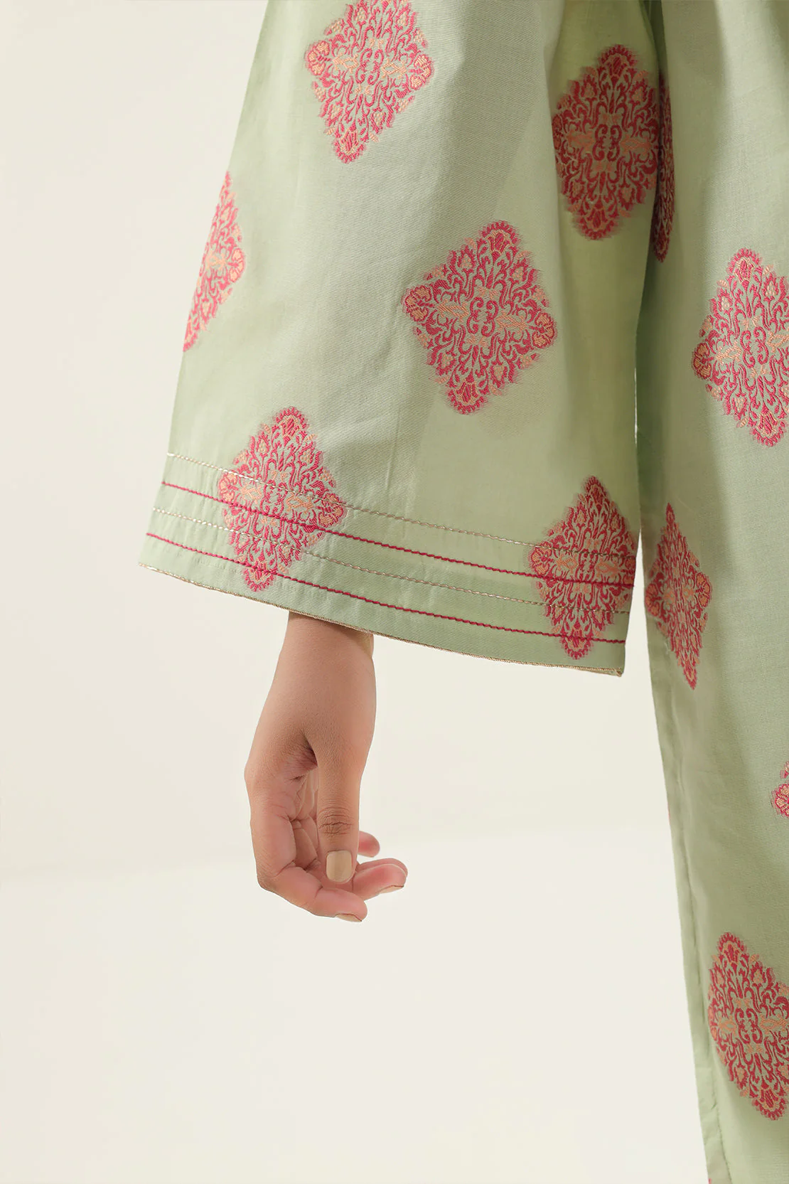 Unstitched Jacquard Cotton 3 Piece - Image 6