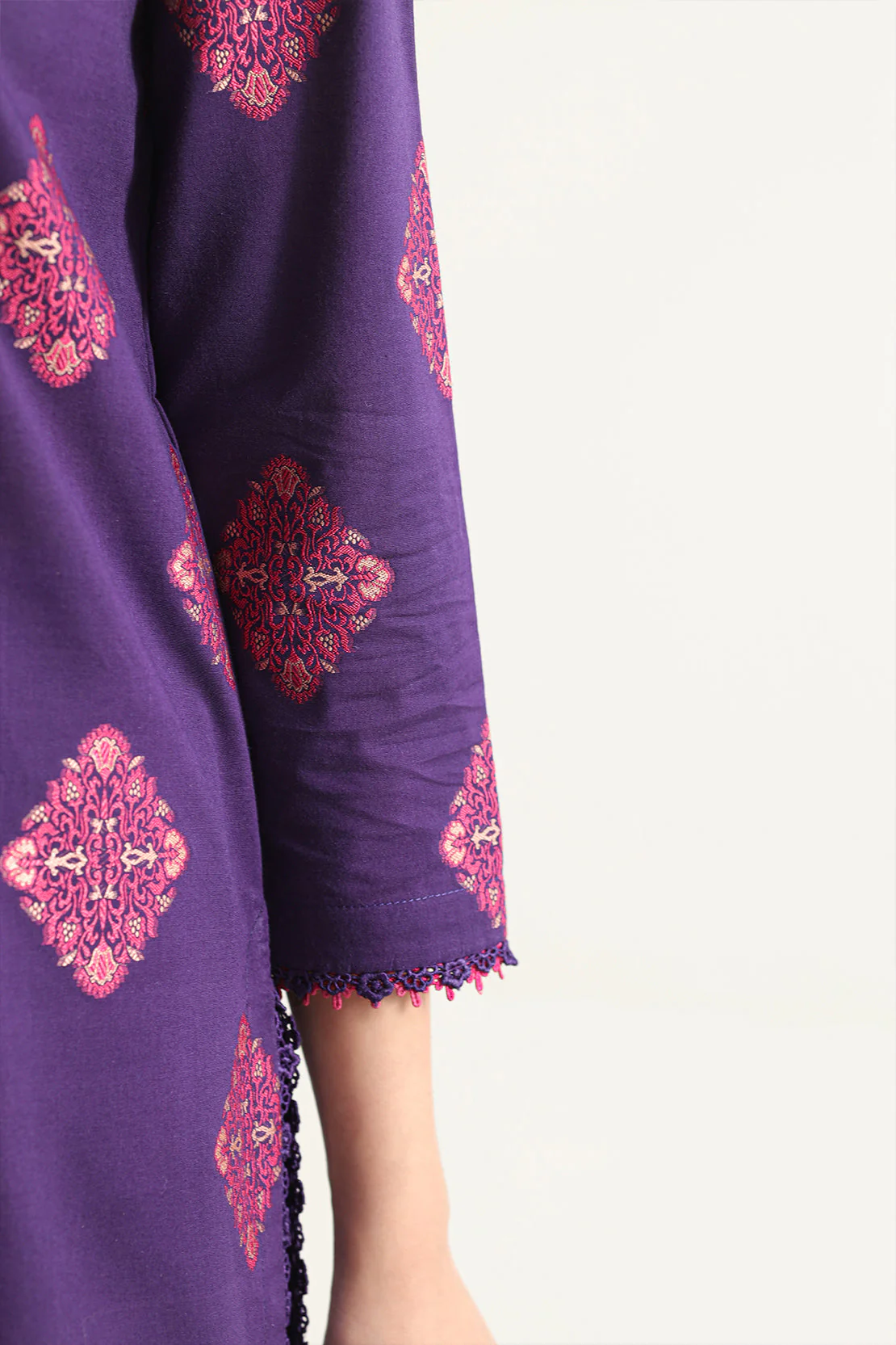 Unstitched Jacquard Cotton 3 Piece - Image 5