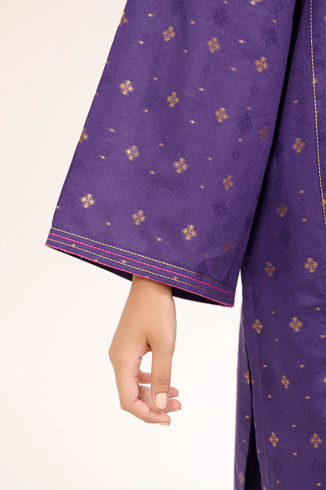 Unstitched Jacquard Cotton 3 Piece - Image 5