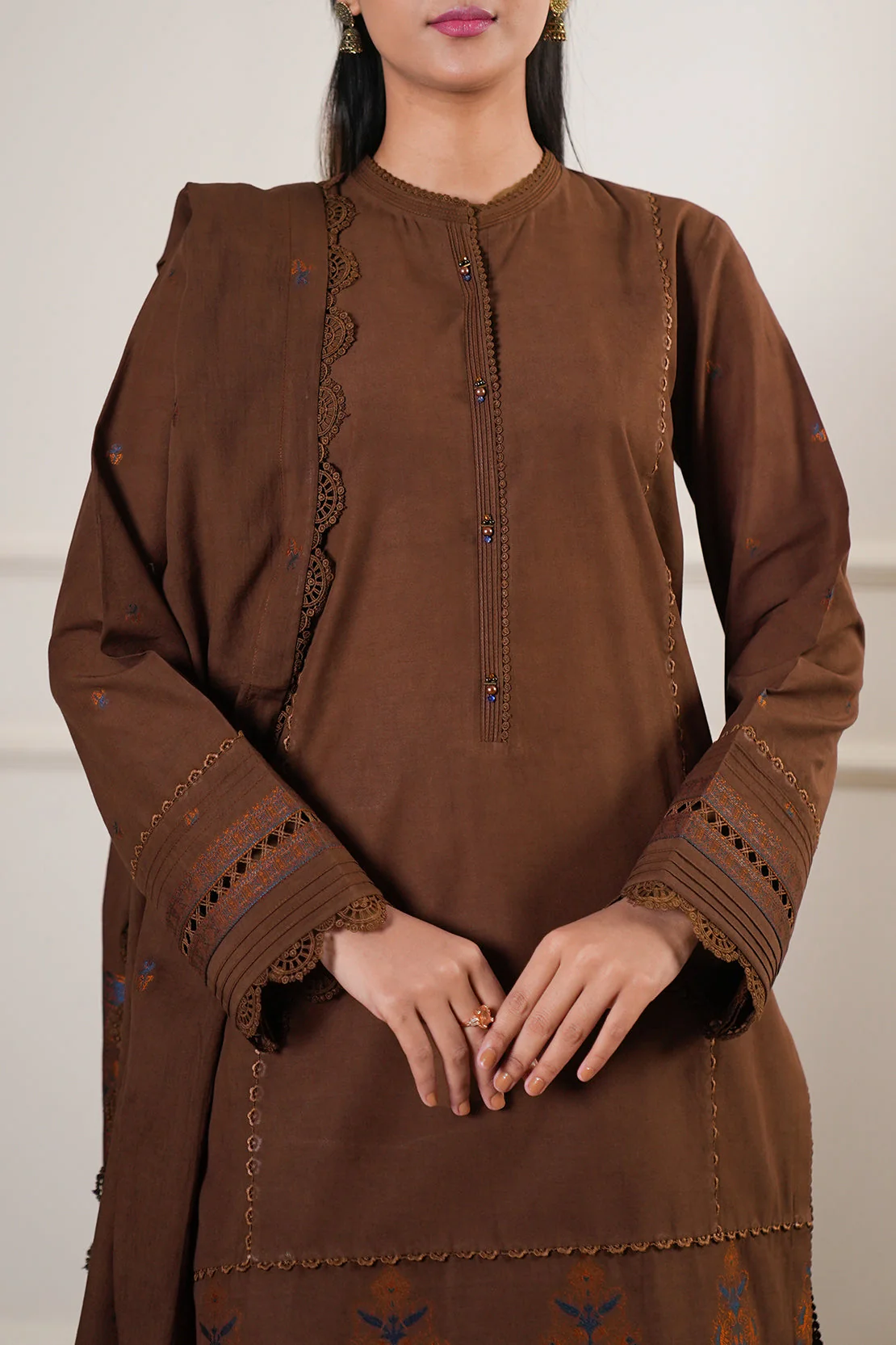 Unstitched Jacquard Cotton 3 Piece - Image 3