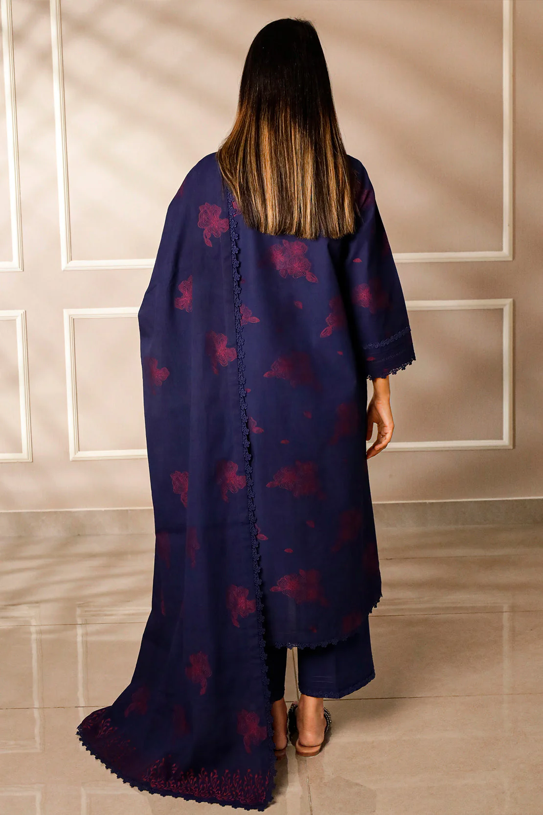 Unstitched Jacquard Cotton 3 Piece - Image 3
