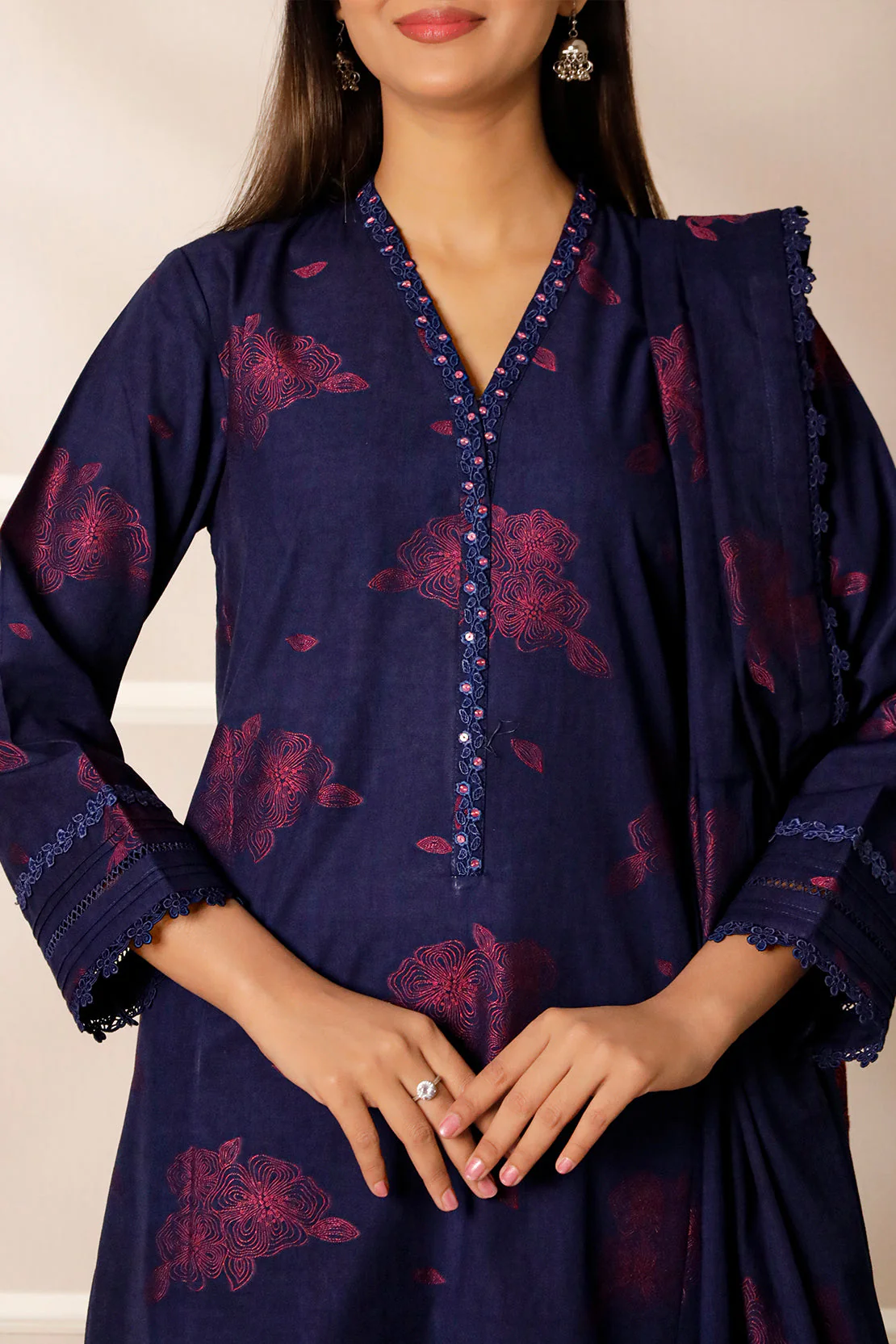 Unstitched Jacquard Cotton 3 Piece - Image 4