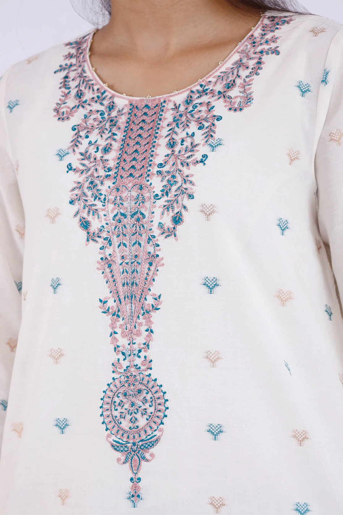 Unstitched Jacquard Cotton 3 Piece - Image 3