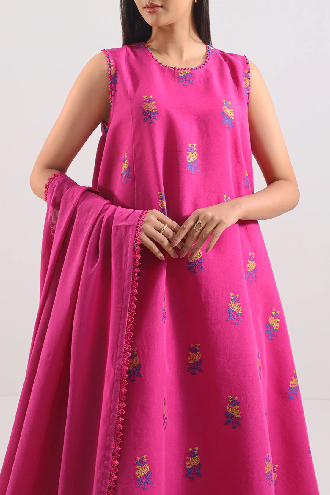 Unstitched Jacquard Cotton 3 Piece - Image 3