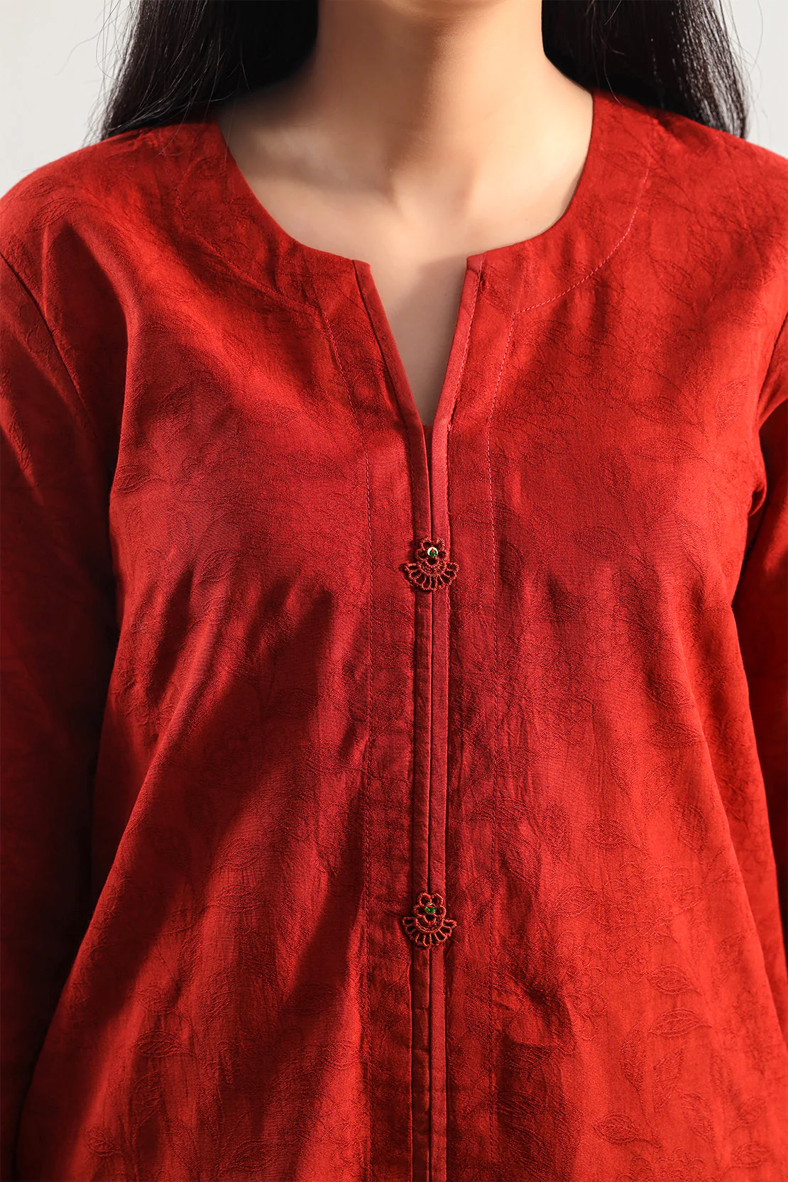 Unstitched Jacquard Cotton 3 Piece - Image 4