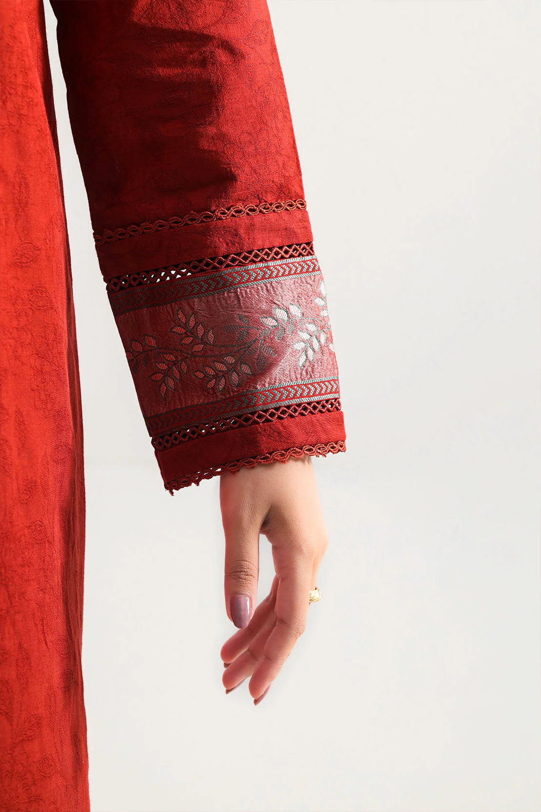 Unstitched Jacquard Cotton 3 Piece - Image 5