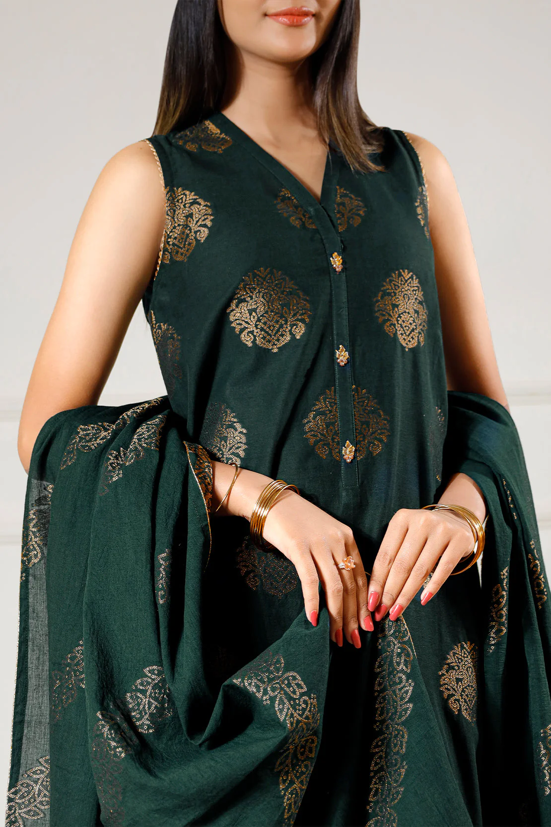 Unstitched Jacquard Cotton 3 Piece - Image 5