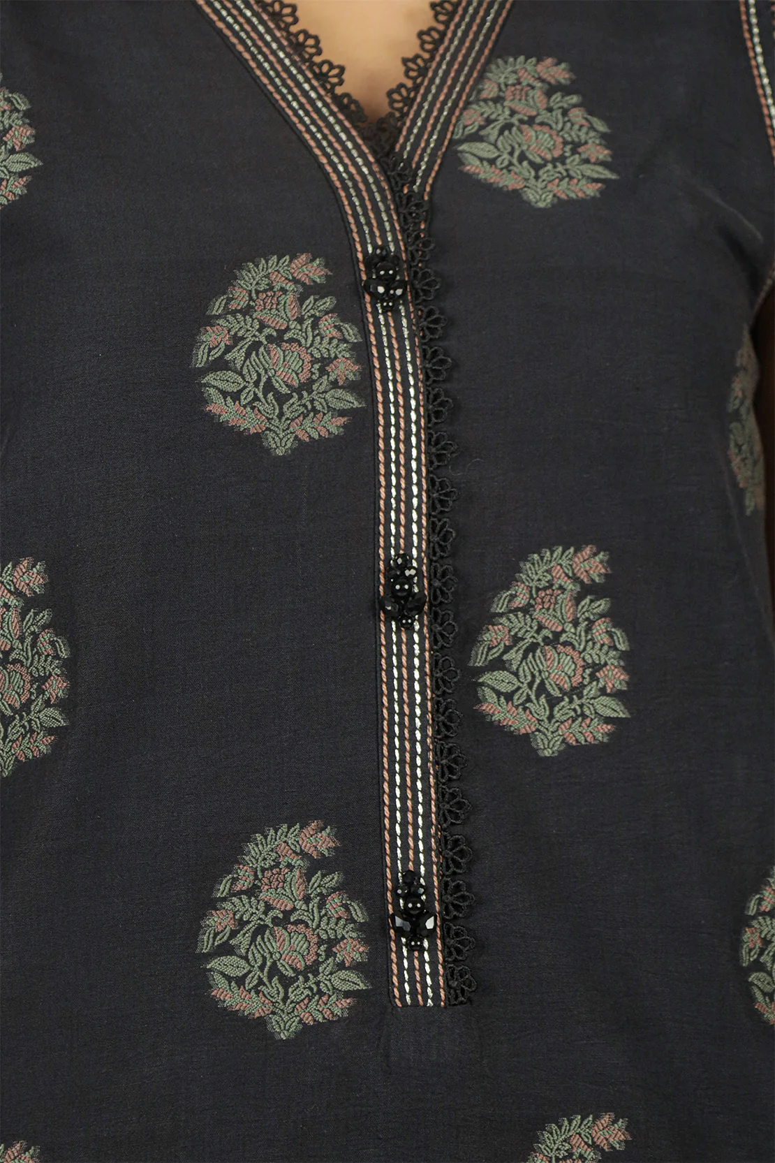 Unstitched Jacquard Cotton 3 Piece - Image 4