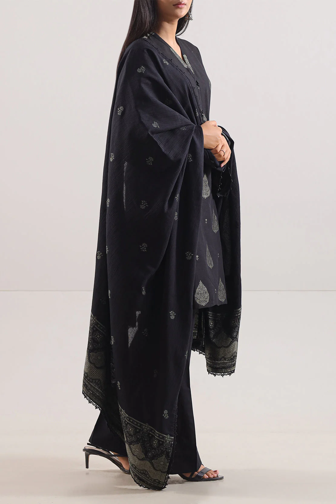 Unstitched Jacquard Cotton 3 Piece - Image 3