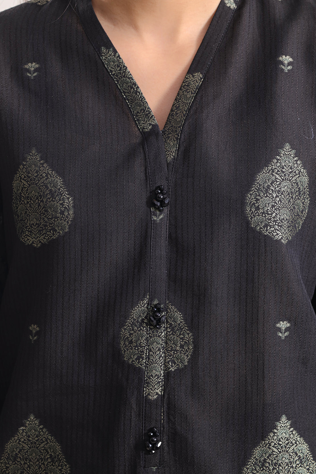 Unstitched Jacquard Cotton 3 Piece - Image 4