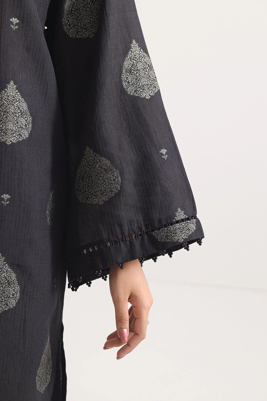 Unstitched Jacquard Cotton 3 Piece - Image 5
