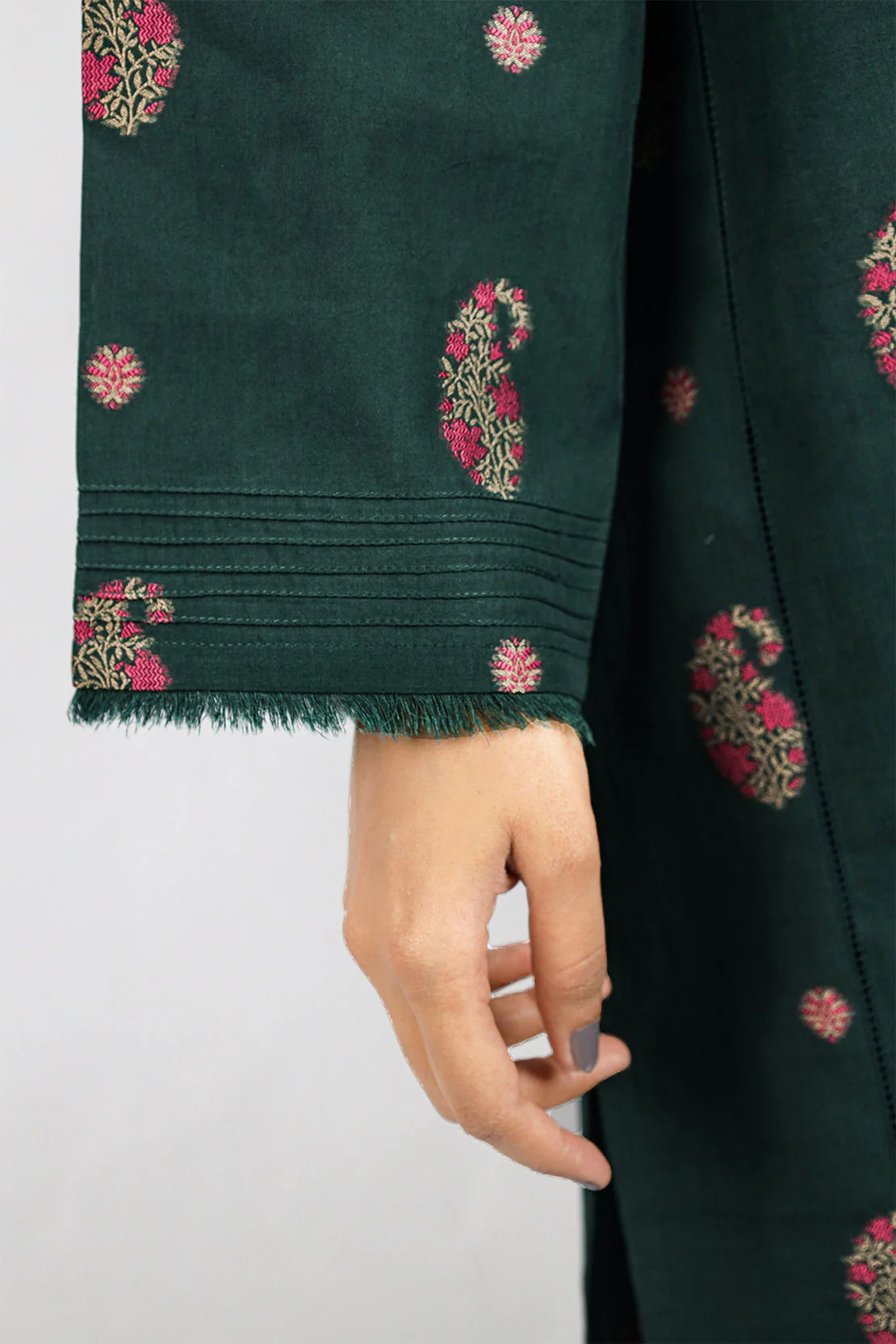 Unstitched Jacquard Cotton 3 Piece - Image 5