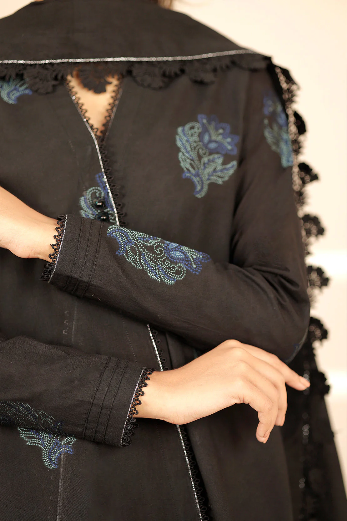 Unstitched Jacquard Cotton 3 Piece - Image 6