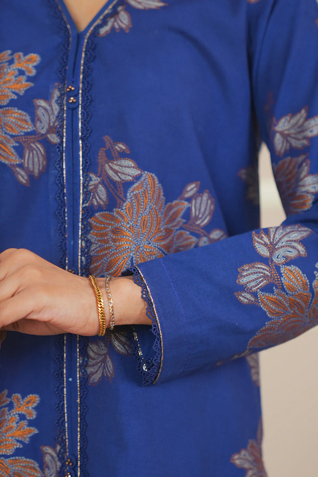 Unstitched Jacquard Cotton 3 Piece - Image 4