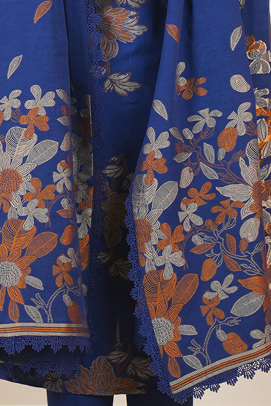 Unstitched Jacquard Cotton 3 Piece - Image 5