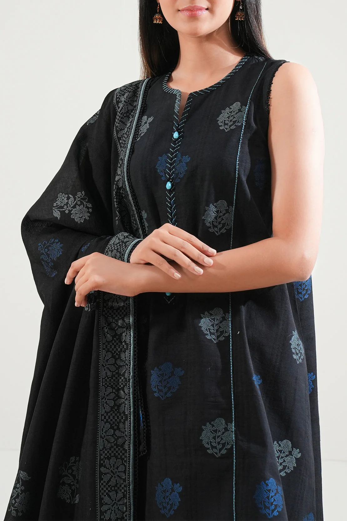 Unstitched Jacquard Cotton 3 Piece - Image 3