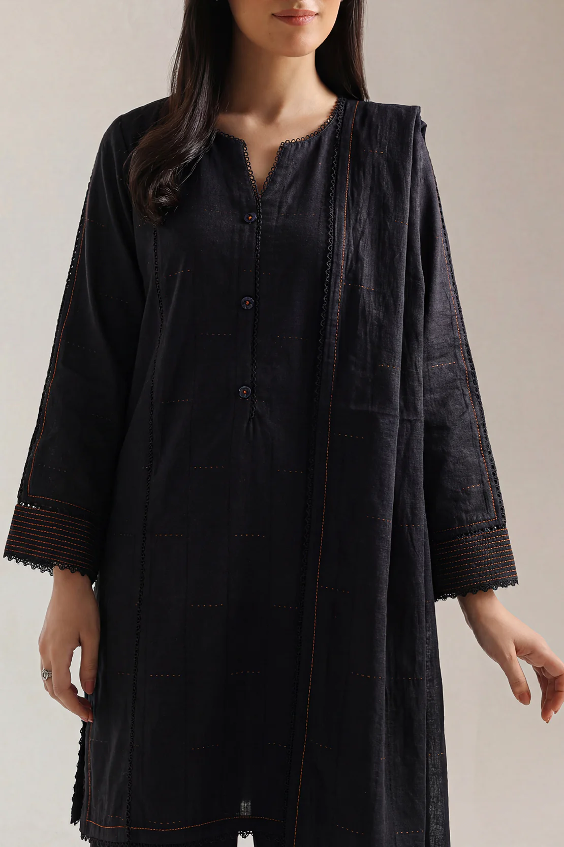 Unstitched Jacquard Cotton 3 Piece - Image 2