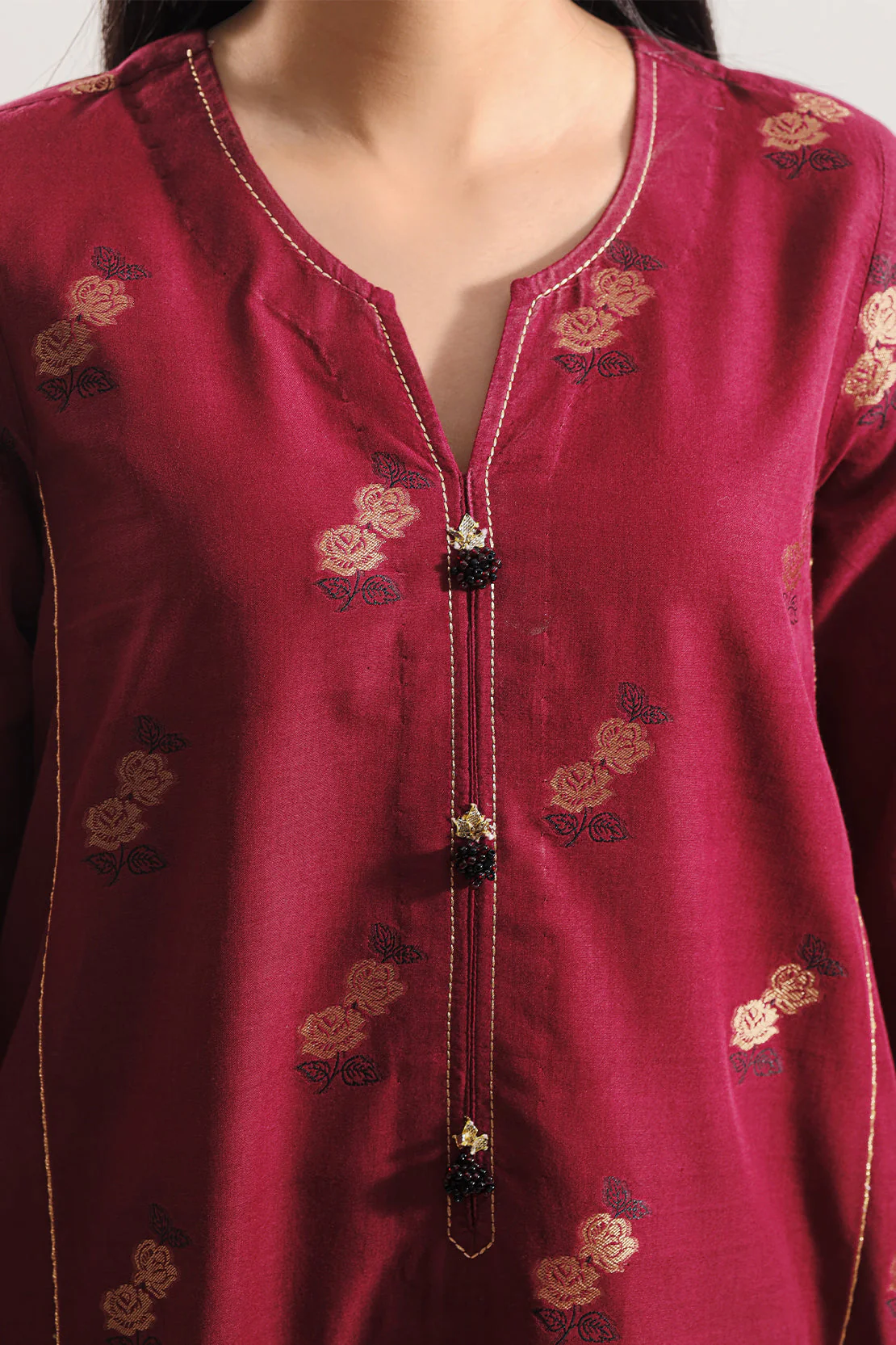 Unstitched Jacquard Cotton 3 Piece - Image 5