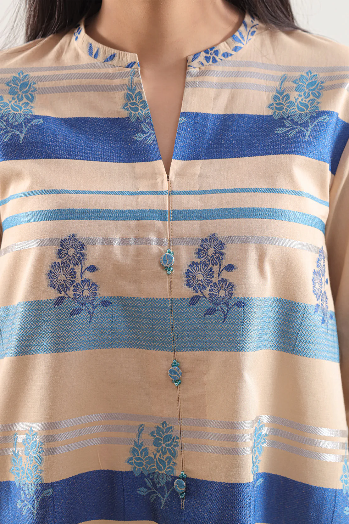 Unstitched Jacquard Cotton 3 Piece - Image 4