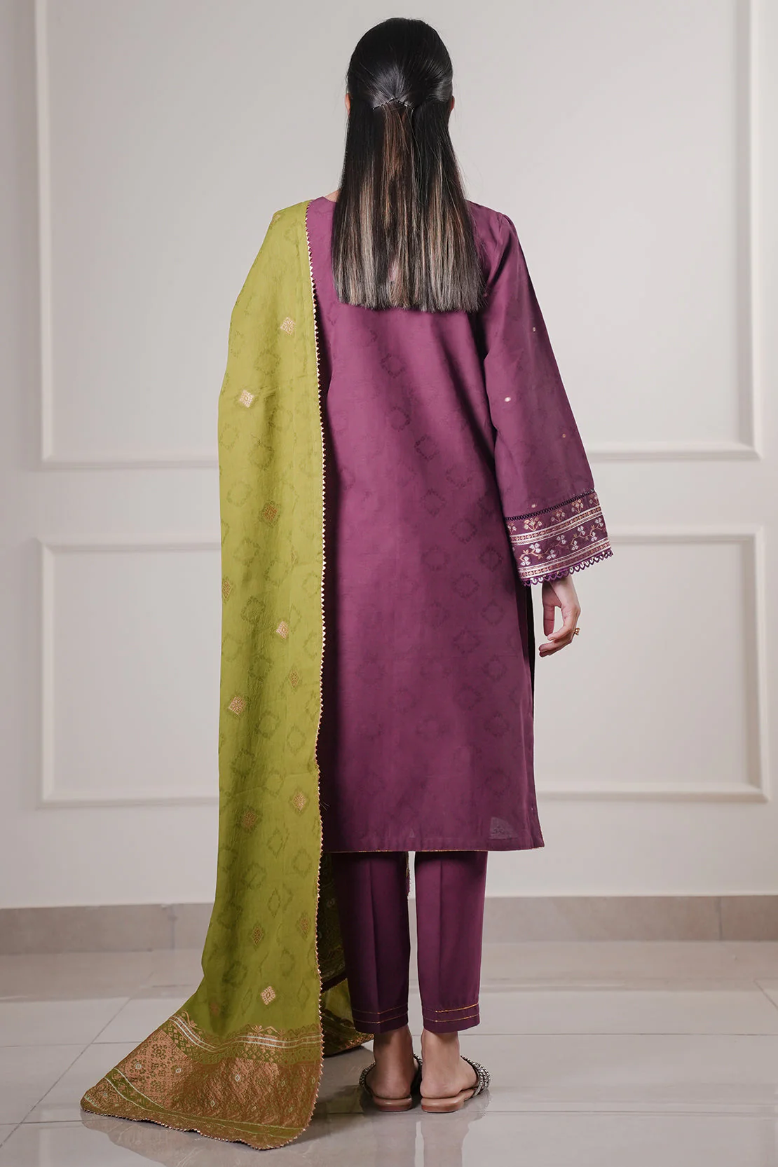 Unstitched Jacquard Cotton 3 Piece - Image 8