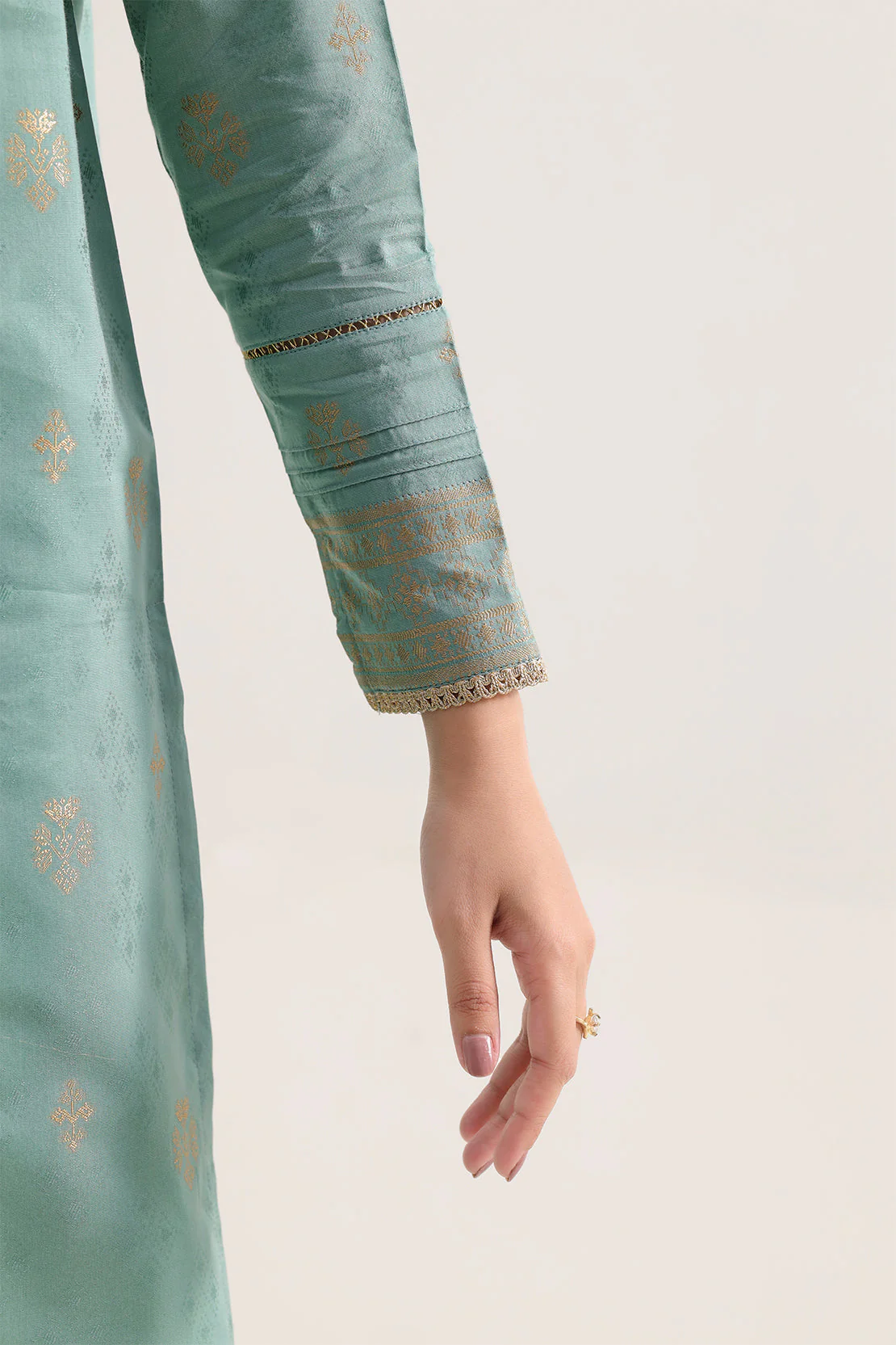 Unstitched Jacquard Cotton 3 Piece - Image 4