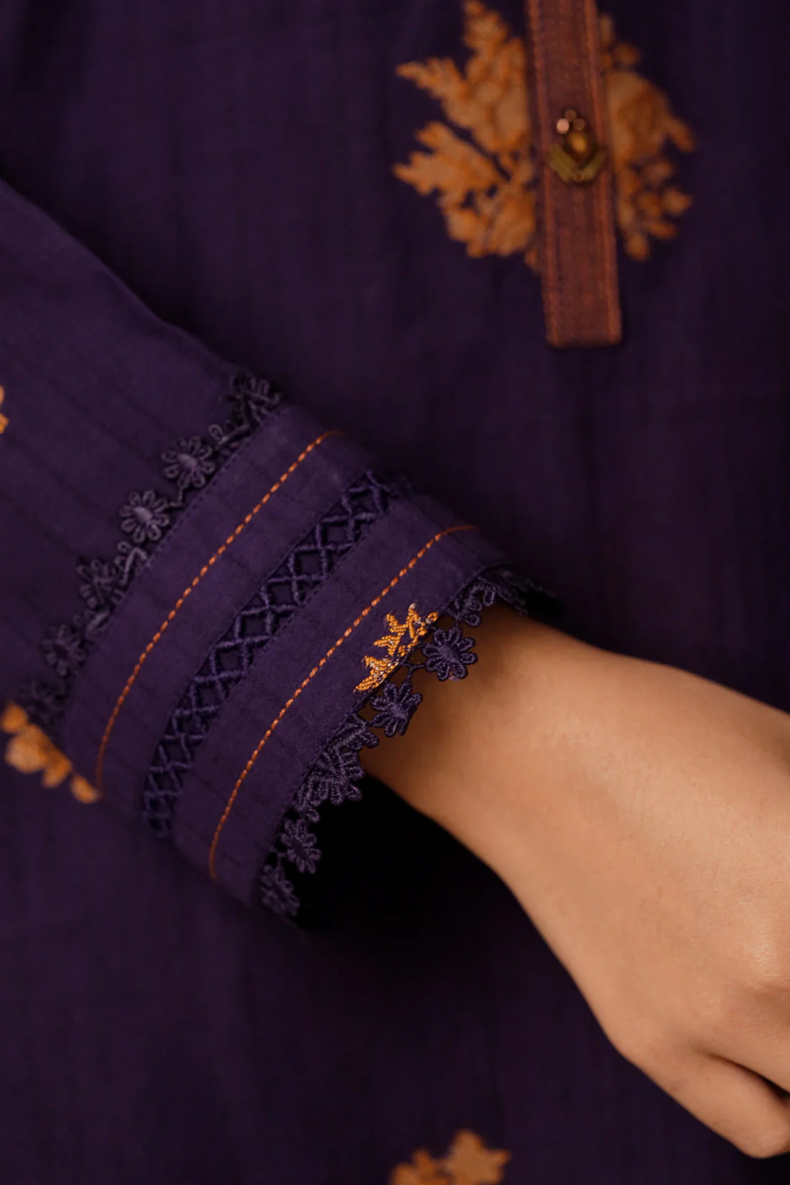 Unstitched Jacquard Cotton 3 Piece - Image 9