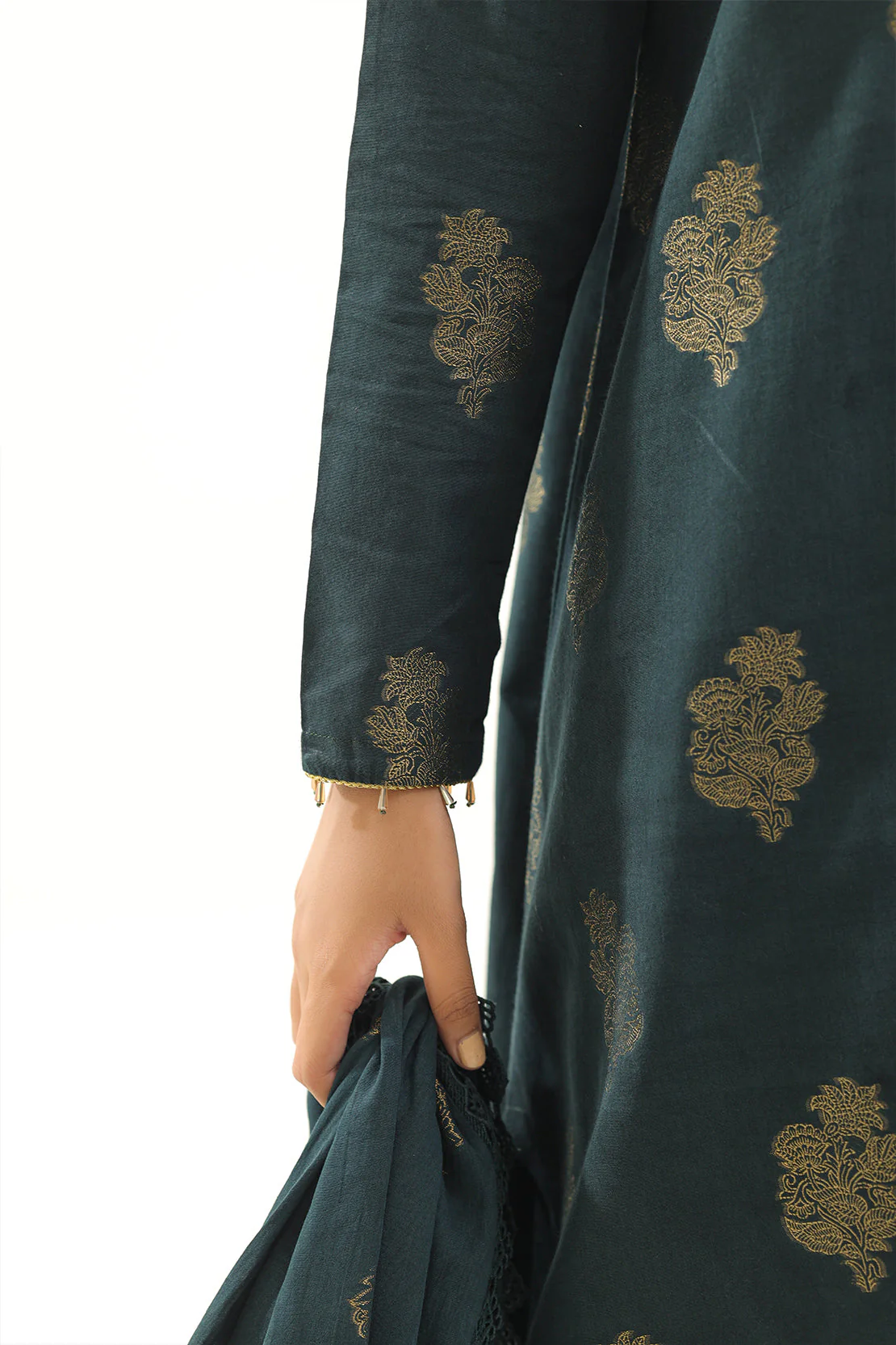 Unstitched Jacquard Cotton 3 Piece - Image 5
