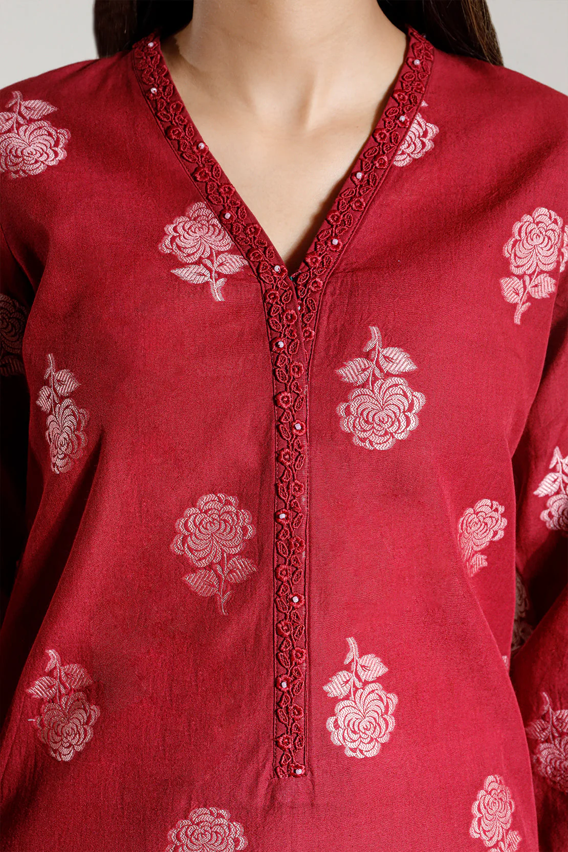 Unstitched Jacquard Cotton 3 Piece - Image 5