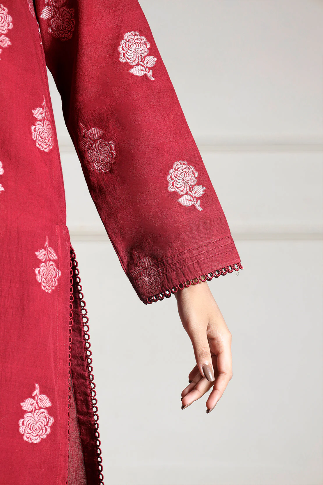 Unstitched Jacquard Cotton 3 Piece - Image 6