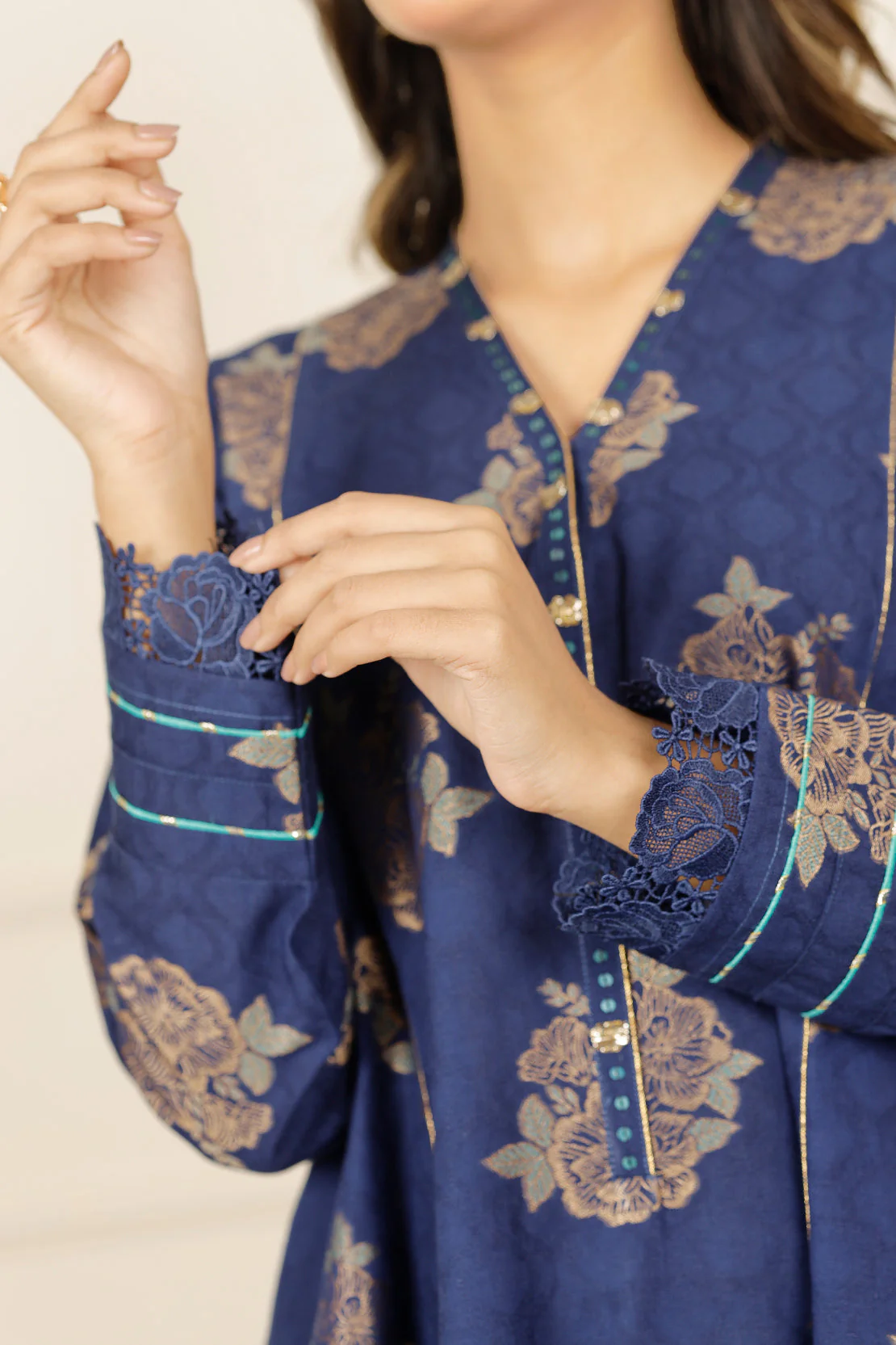 Unstitched Jacquard Cotton 3 Piece - Image 6