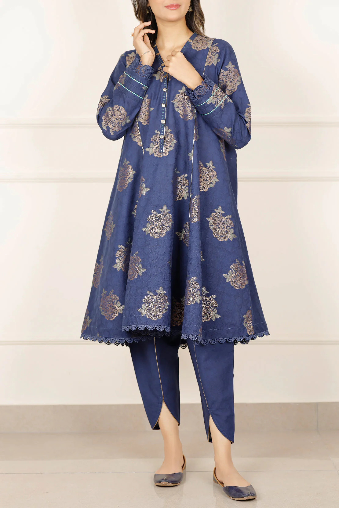 Unstitched Jacquard Cotton 3 Piece - Image 7
