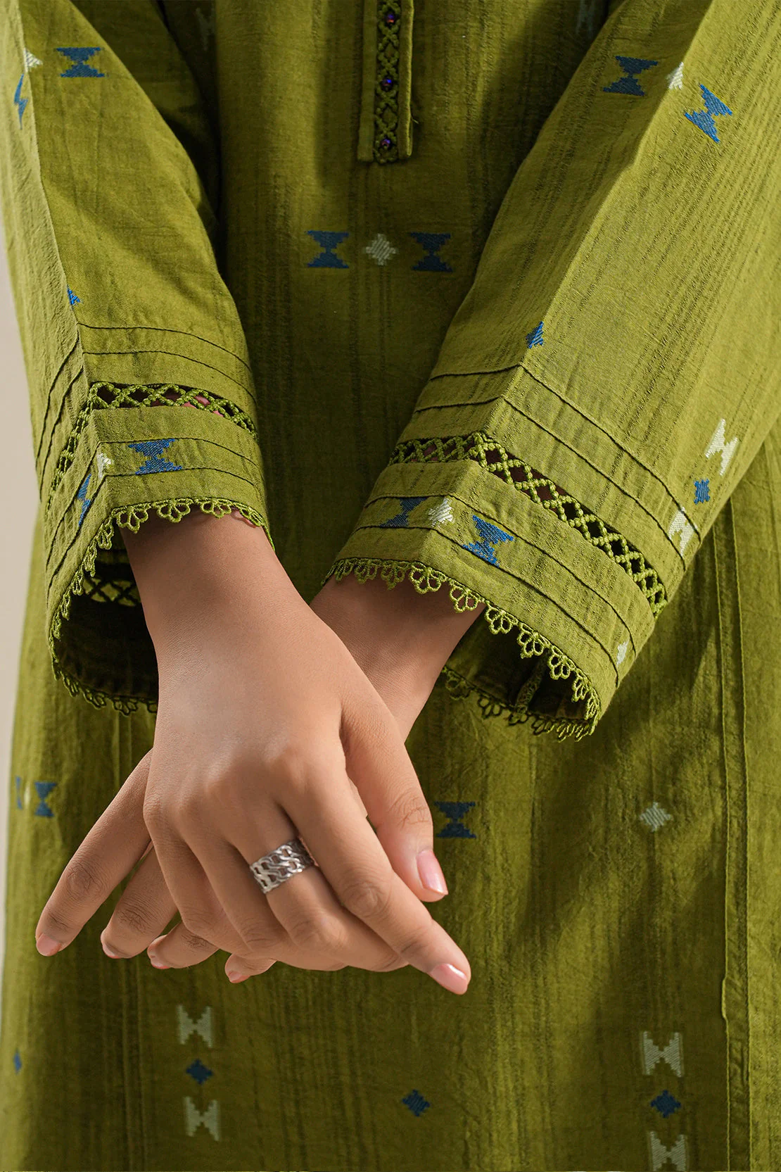 Unstitched Jacquard Cotton 3 Piece - Image 6