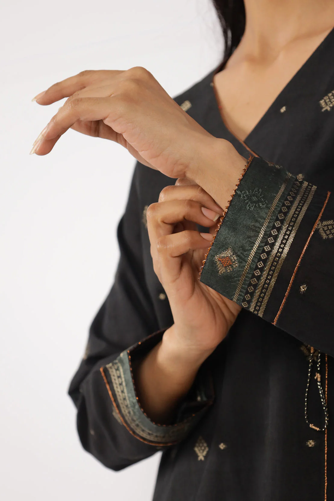 Unstitched Jacquard Cotton 3 Piece - Image 3