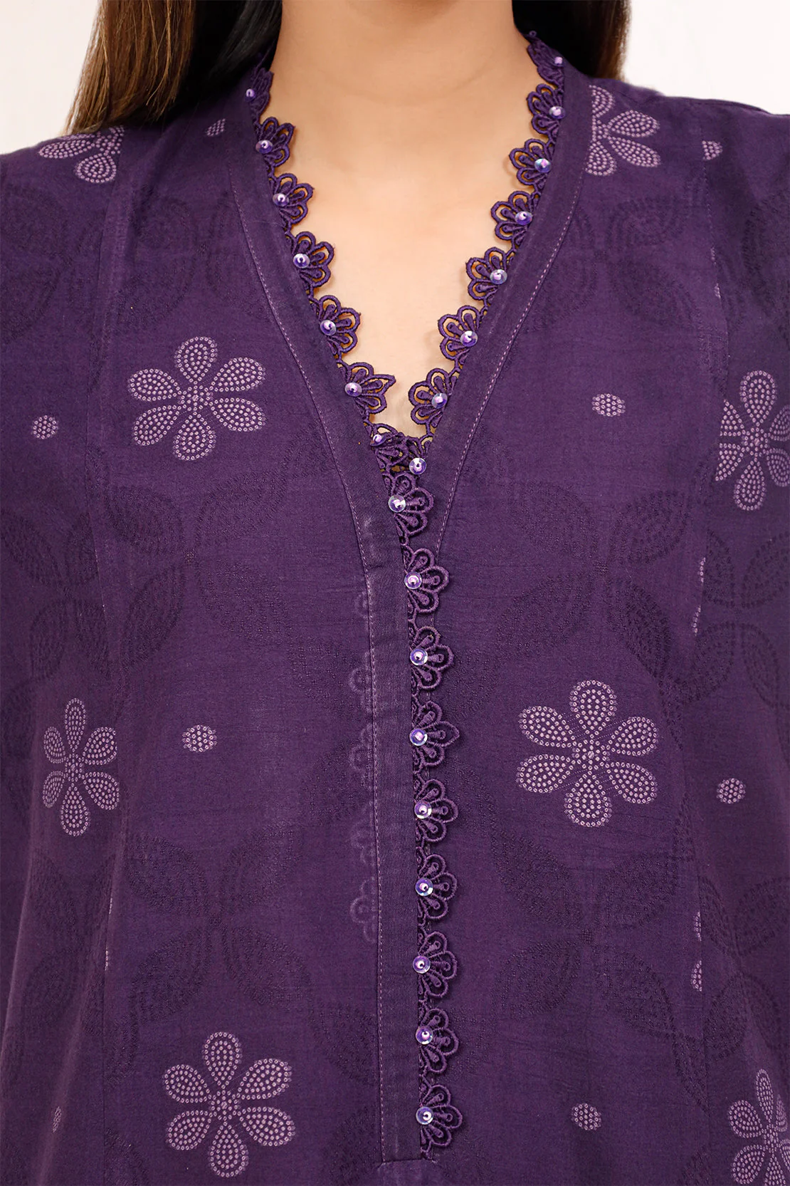 Unstitched Jacquard Cotton 3 Piece - Image 3