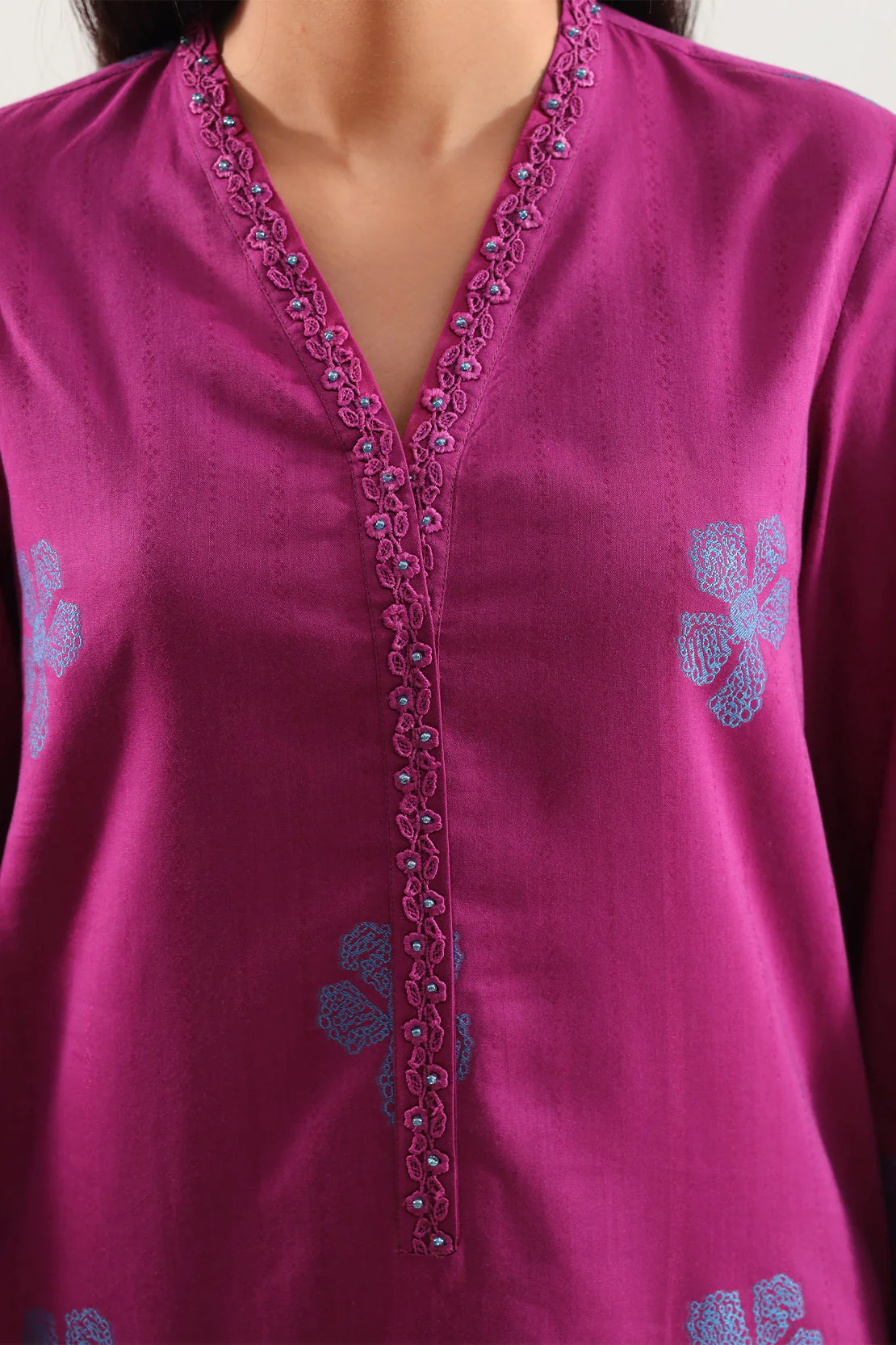Unstitched Jacquard Cotton 3 Piece - Image 5