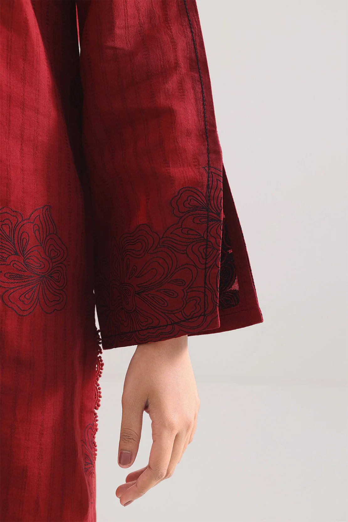 Unstitched Jacquard Cotton 3 Piece - Image 4